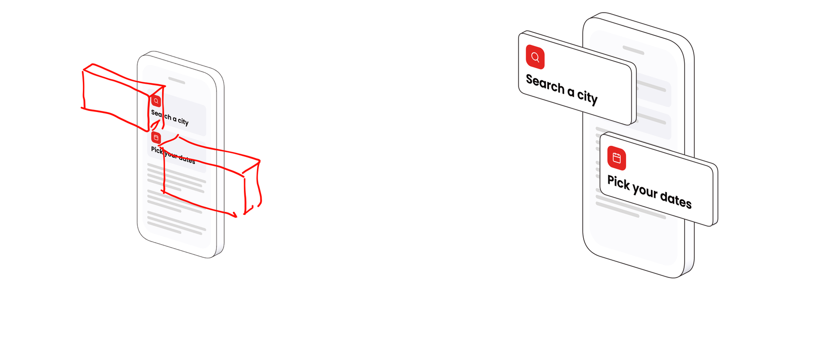 The sketch and the result
