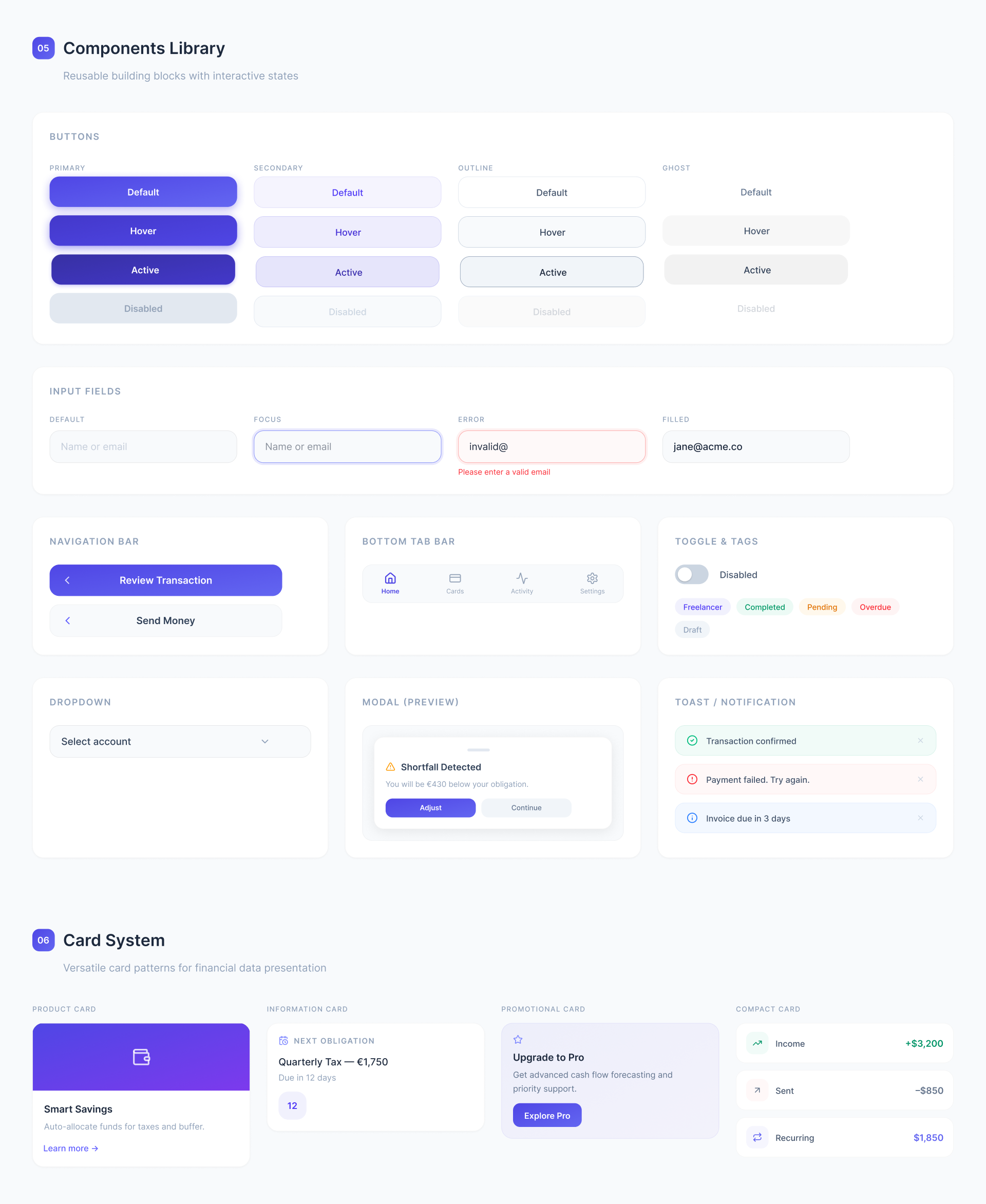 Component library