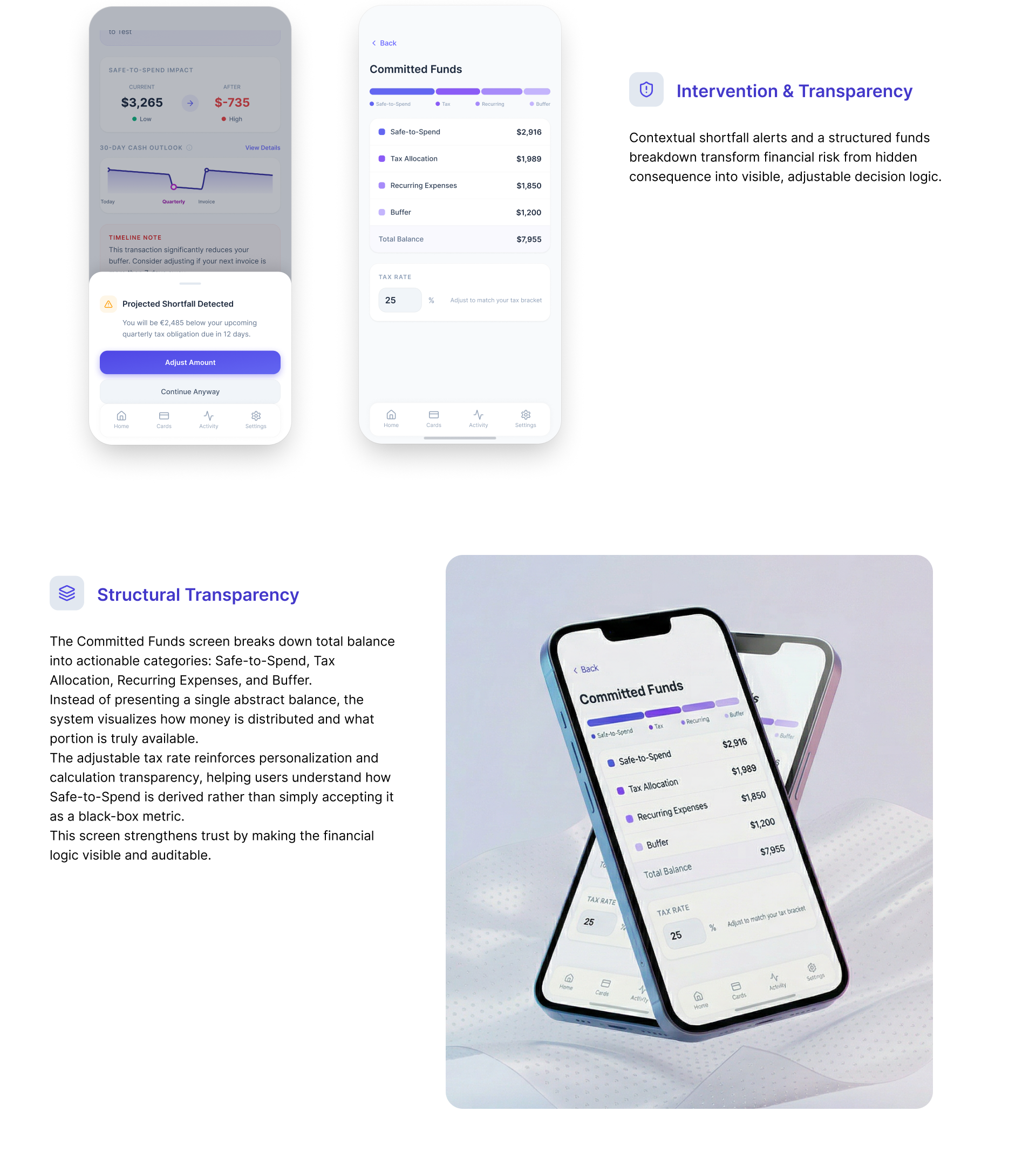 Intervention and transparency